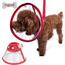 Neue atmungsaktive Mesh Haustier Hund Katze Welpen Kragen Protector mit D-Ring Anti Biss Jogging Hundehalsband 5 Farben